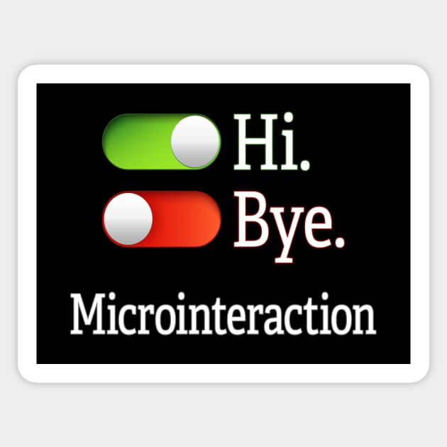 Microinteractions Sticker by UltraQuirky